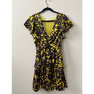 ALC Yellow Pattern Dress